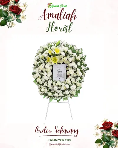 Krans Bunga Duka Cita di Sagalaherang