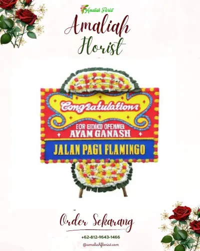 Bunga Papan Congratulation di Sagalaherang